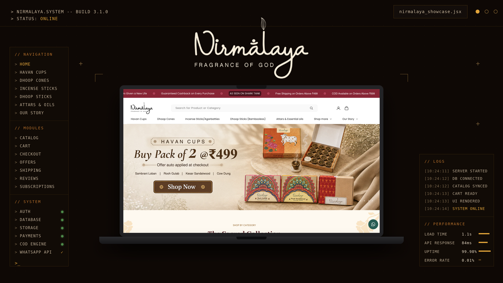 Nirmalaya screenshot